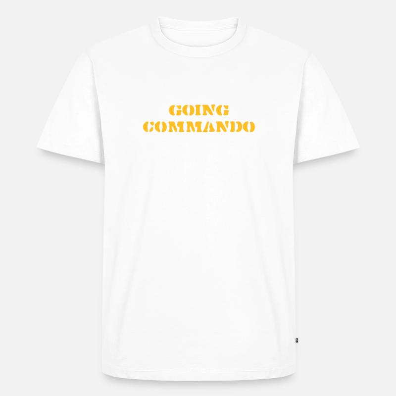 Going Commando - Männer Premium Bio T-Shirt - undefined
