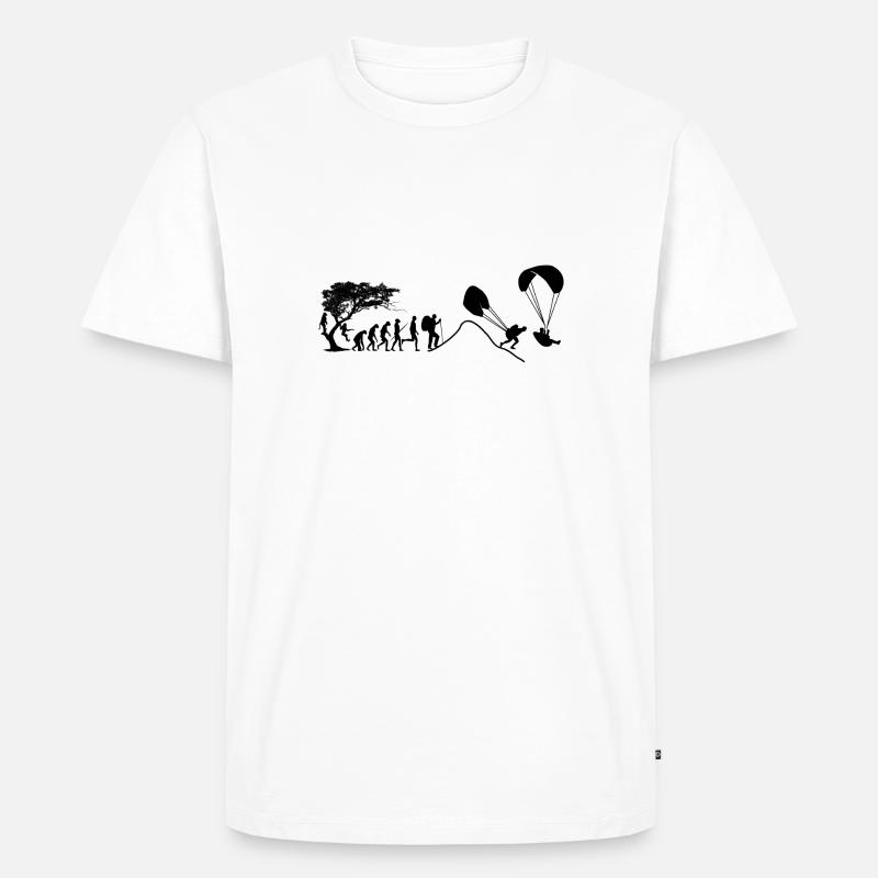 PG evolution 2 - Männer Premium Bio T-Shirt - Weiß