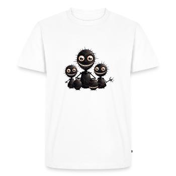 Fascinante famille de poupées vaudou - City Fashion - T-shirt Premium bio Homme - blanc - Devant - Nico (187cm)