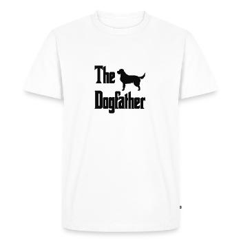 Le Dogfather - T-shirt Premium bio Homme - blanc - Devant - Nico (187cm)