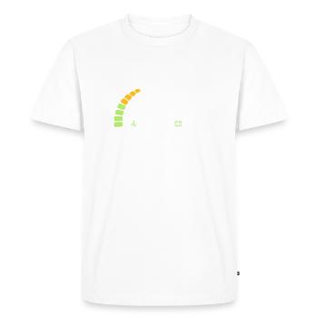 compteur anniversaire years ans 30 - T-shirt Premium bio Homme - blanc - Devant - Nico (187cm)