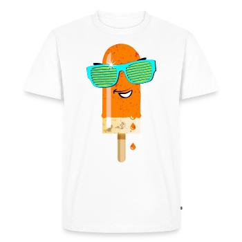 Popsicles Summer heat cool sunglasses delicious - Men's Premium Organic T-Shirt - white - Front - Nico (187cm)