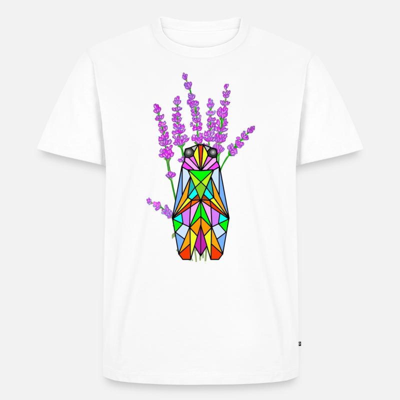 Provence in Farbe - Männer Premium Bio T-Shirt - Weiß