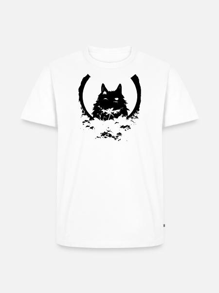 Wolf in the moon - Men's Premium Organic T-Shirt - white
