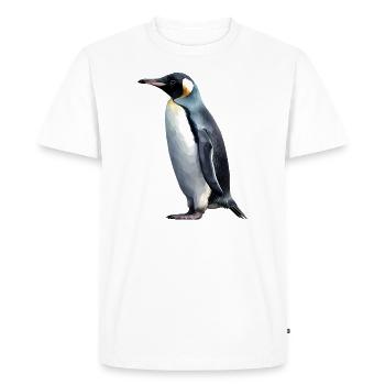 Emperor Penguin - Men's Premium Organic T-Shirt - white - Front - Nico (187cm)