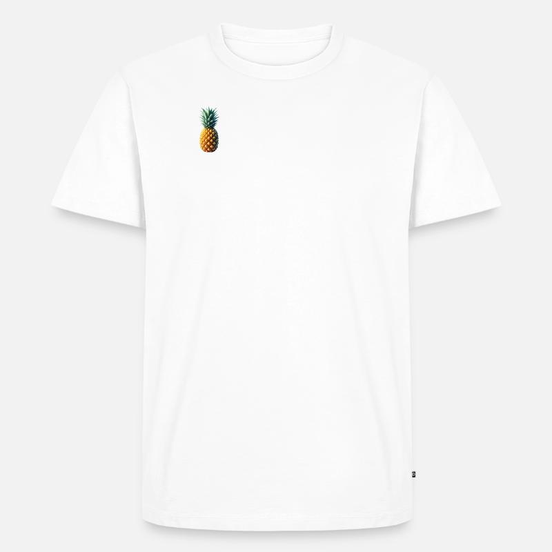 Ananas Polygon - Männer Premium Bio T-Shirt - undefined