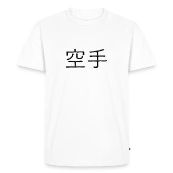 Personnages de Karaté - T-shirt Premium bio Homme - blanc - Devant - Nico (187cm)