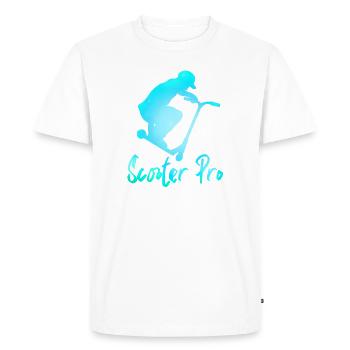 SCOOTER PRO SCOOTER - T-shirt Premium bio Homme - blanc - Devant - Nico (187cm)