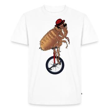 Circus Actress Stage Show Artist Unicycle - Men's Premium Organic T-Shirt - white - Front - Nico (187cm)