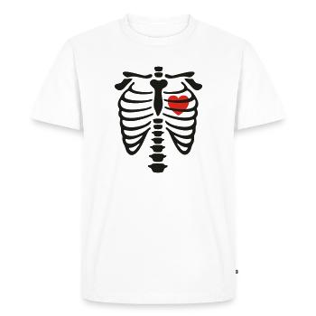 till death do us part - Men's Premium Organic T-Shirt - white - Front - Nico (187cm)