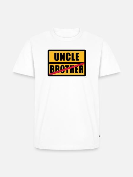 Brother - Uncle - Men's Premium Organic T-Shirt - white