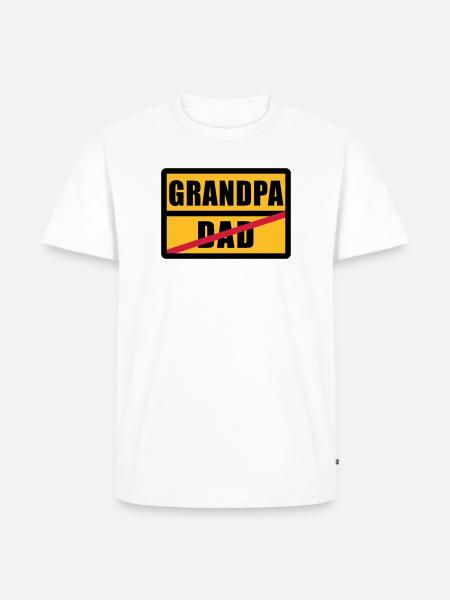Dad - Grandpa - Men's Premium Organic T-Shirt - white