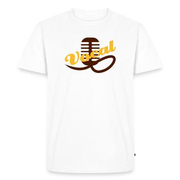 Vocal | Musik | Band | Rockband - Men's Premium Organic T-Shirt - white - Front - Nico (187cm)