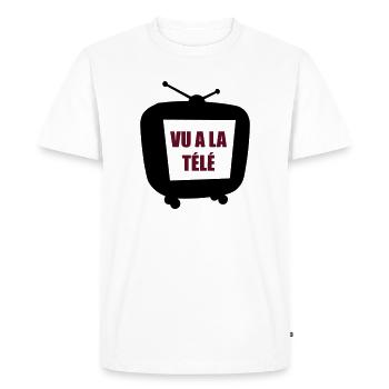 As Seen on TV (vector) - Men's Premium Organic T-Shirt - white - Front - Nico (187cm)