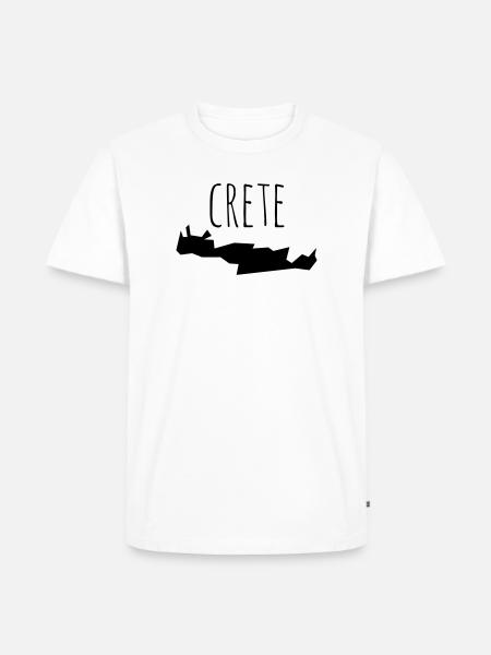 crete - Männer Premium Bio T-Shirt - Weiß