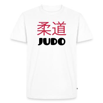Judo - Judoka - T-shirt Premium bio Homme - blanc - Devant - Nico (187cm)
