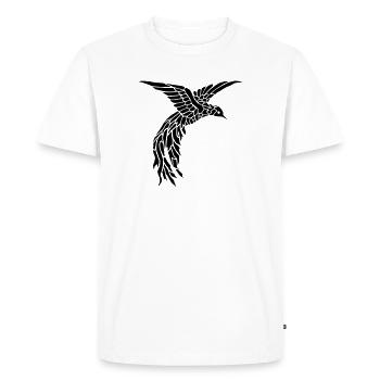 Bird - Men's Premium Organic T-Shirt - white - Front - Nico (187cm)