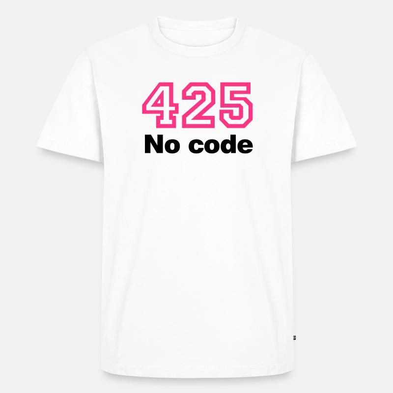 Error 425 No Code - Männer Premium Bio T-Shirt - Weiß