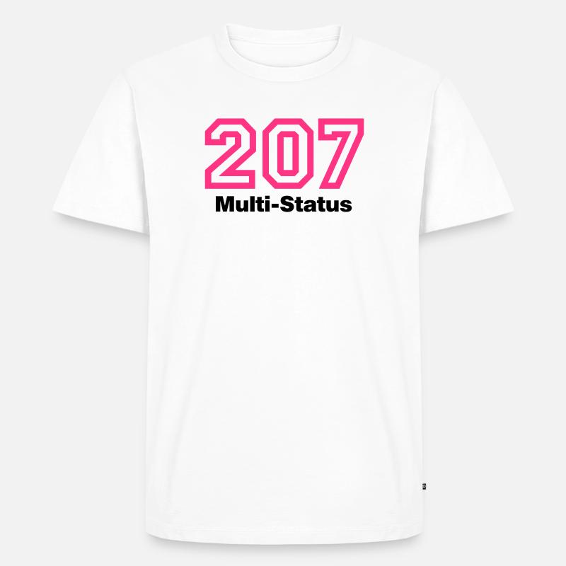 Error 207 Multi-Status - Männer Premium Bio T-Shirt - Weiß