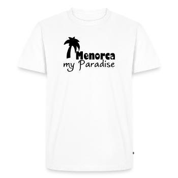 Menorca Paradise Urlaub Geschenk - Männer Premium Bio T-Shirt - Weiß - Vorne - Nico (187cm)