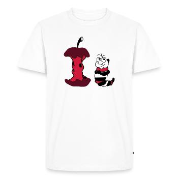 wurm - T-shirt Premium bio Homme - blanc - Devant - Nico (187cm)
