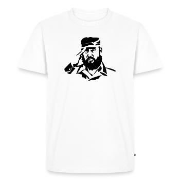 Fidel Alejandro Castro Ruz - T-shirt Premium bio Homme - blanc - Devant - Nico (187cm)