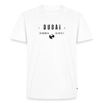 Dubai - Men's Premium Organic T-Shirt - white - Front - Nico (187cm)