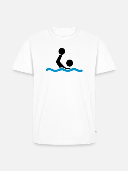 water polo - Men's Premium Organic T-Shirt - white