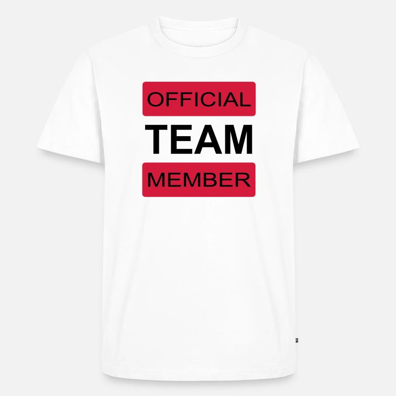 Team - Männer Premium Bio T-Shirt - Weiß