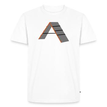 agilité - T-shirt Premium bio Homme - blanc - Devant - Nico (187cm)