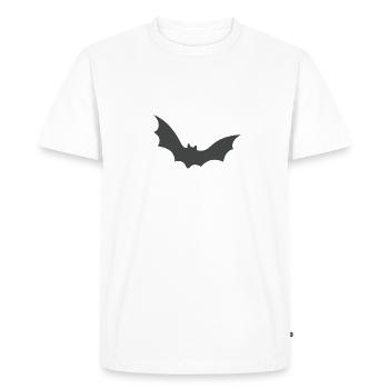 Bat, Halloween, Robin, Horror - Men's Premium Organic T-Shirt - white - Front - Nico (187cm)