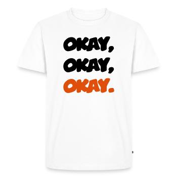 ok - T-shirt Premium bio Homme - blanc - Devant - Nico (187cm)