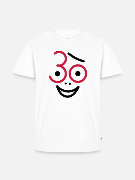 Juhu 30 years! - Men's Premium Organic T-Shirt - white