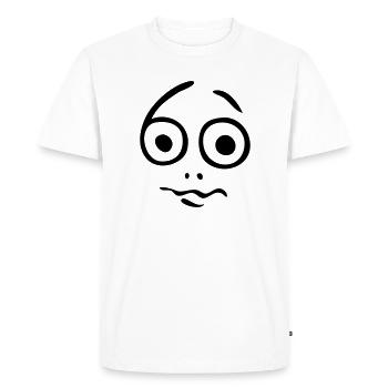 Aide, il ya 60 ans! - T-shirt Premium bio Homme - blanc - Devant - Nico (187cm)