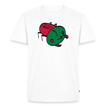 couleur insecte vecteur insecte animal rampant - T-shirt Premium bio Homme - blanc - Devant - Nico (187cm)