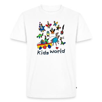 kidsworld II - T-shirt Premium bio Homme - blanc - Devant - Nico (187cm)