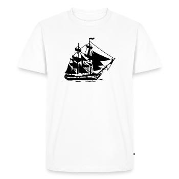 schiff_3 - Men's Premium Organic T-Shirt - white - Front - Nico (187cm)