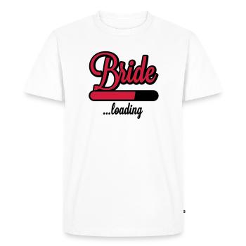 Bride loading | Hen Night - T-shirt Premium bio Homme - blanc - Devant - Nico (187cm)