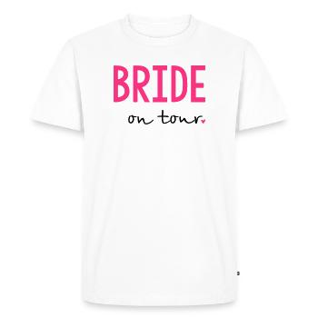 Bride on tour partie de poule - T-shirt Premium bio Homme - blanc - Devant - Nico (187cm)