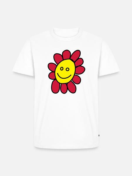 I am a flower - Men's Premium Organic T-Shirt - white