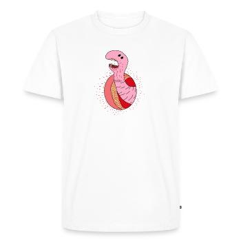 Évasion extraterrestre - T-shirt Premium bio Homme - blanc - Devant - Nico (187cm)