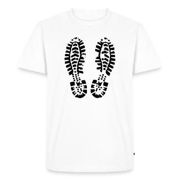 Chaussures - T-shirt Premium bio Homme - blanc - Devant - Nico (187cm)