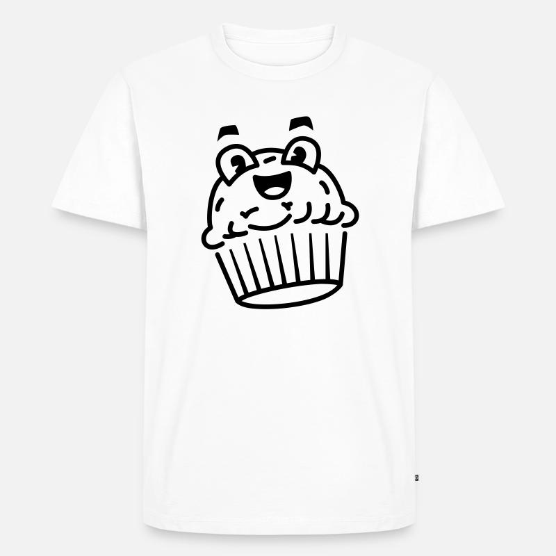 Cupcake - Men's Premium Organic T-Shirt - white