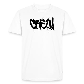 CREW - T-shirt Premium bio Homme - blanc - Devant - Nico (187cm)