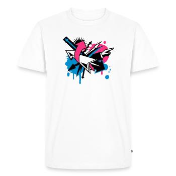 Arrows in different directions - Men's Premium Organic T-Shirt - white - Front - Nico (187cm)