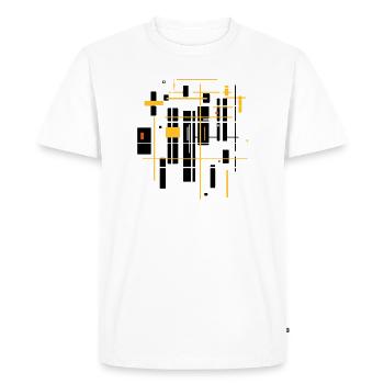 Architecture minimal landscape - Men's Premium Organic T-Shirt - white - Front - Nico (187cm)