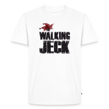 The Walking Jeck - Carnival Shirt - Men's Premium Organic T-Shirt - white - Front - Nico (187cm)