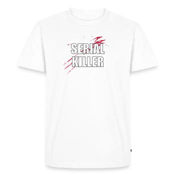 Serial Killer - T-shirt Premium bio Homme - blanc - Devant - Nico (187cm)