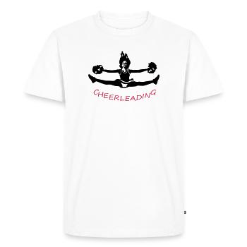 cheerleading - T-shirt Premium bio Homme - blanc - Devant - Nico (187cm)