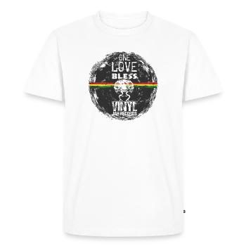 One Love Reggae - T-shirt Premium bio Homme - blanc - Devant - Nico (187cm)